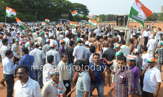 Congress rally in Mangalore